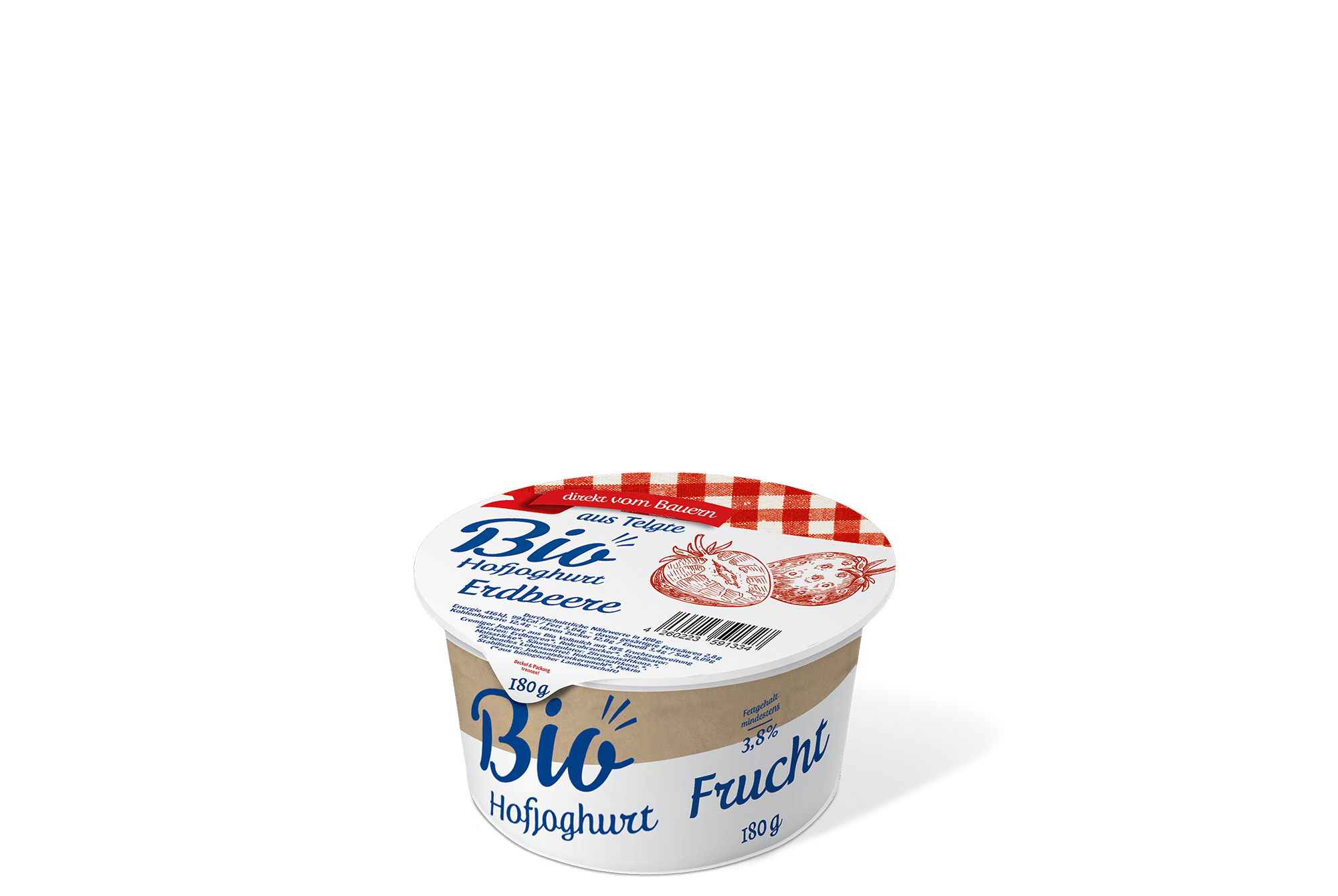 Bio Hofjoghurt Erdbeere 180g