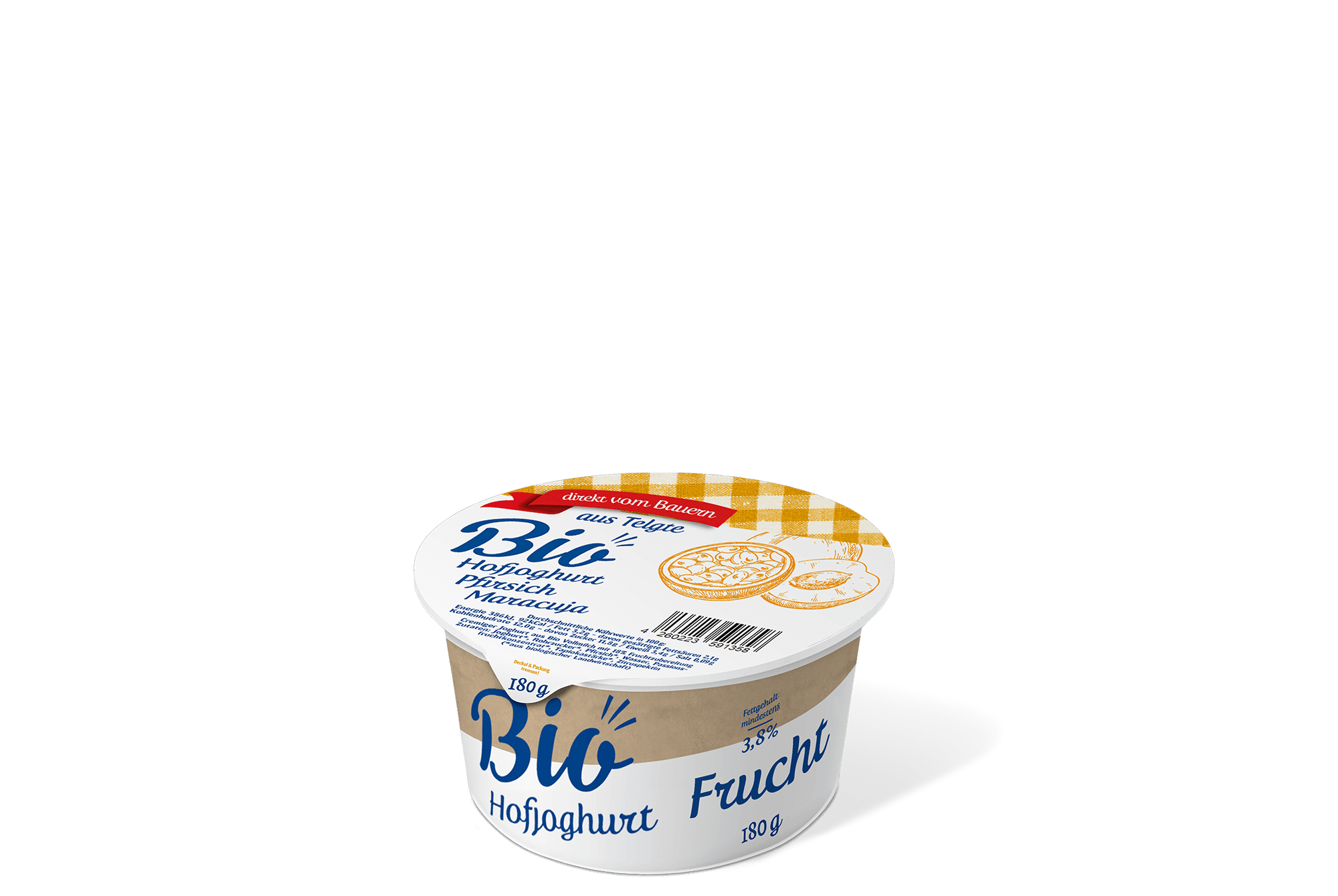 Bio Hofjoghurt Pfirsich Maracuja 180g